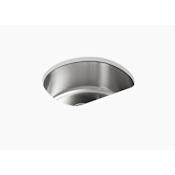 Sterling McAllister 23-5/8" Single Basin 18 Gauge Undermount Kitchen Sink Stainless Steel